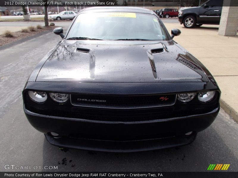 Pitch Black / Dark Slate Gray 2012 Dodge Challenger R/T Plus