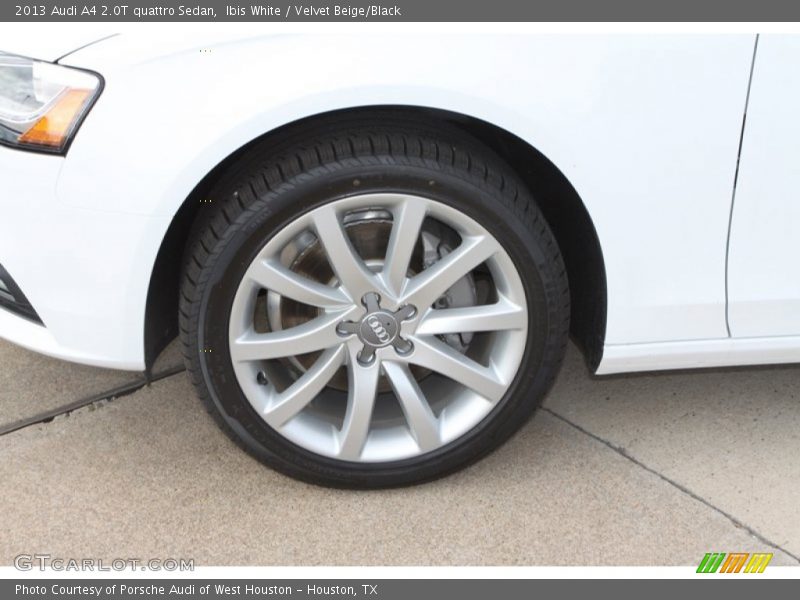 Ibis White / Velvet Beige/Black 2013 Audi A4 2.0T quattro Sedan