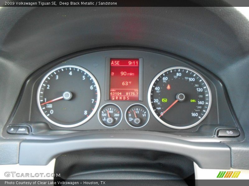  2009 Tiguan SE SE Gauges
