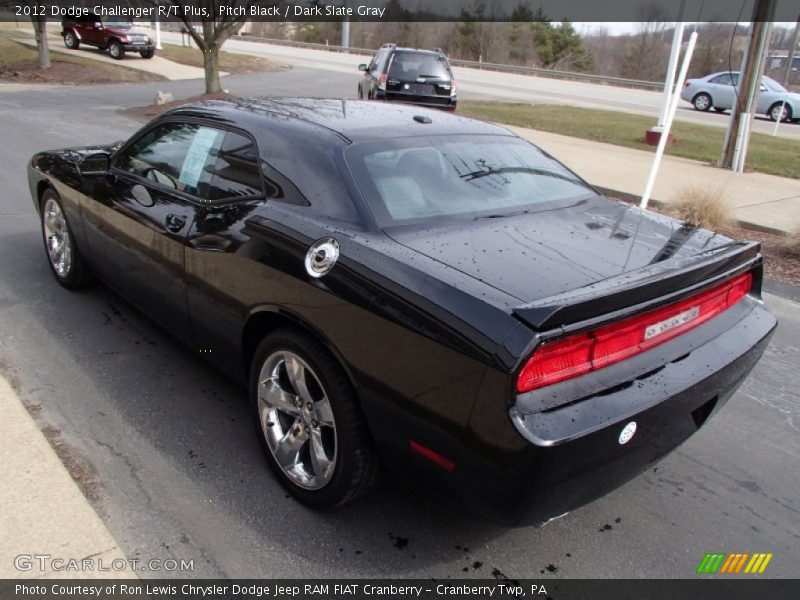 Pitch Black / Dark Slate Gray 2012 Dodge Challenger R/T Plus