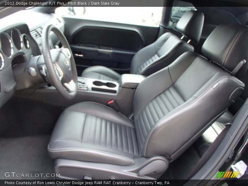 Pitch Black / Dark Slate Gray 2012 Dodge Challenger R/T Plus