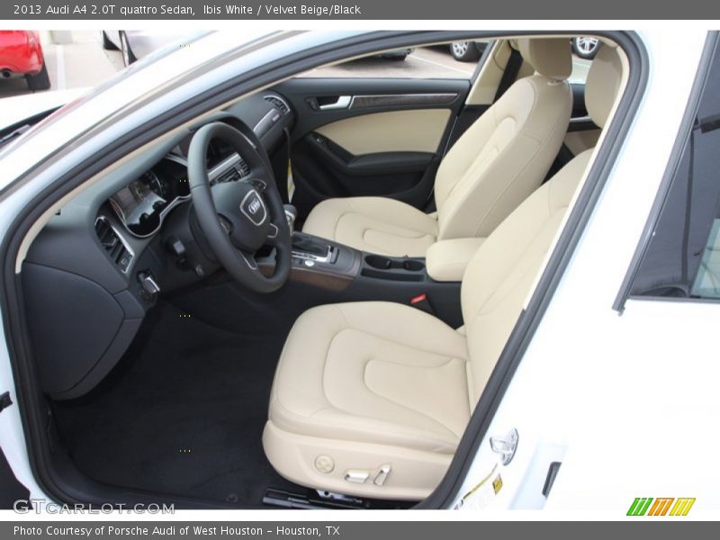 Ibis White / Velvet Beige/Black 2013 Audi A4 2.0T quattro Sedan
