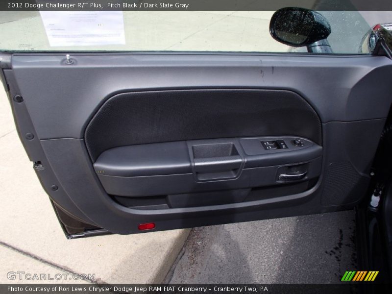 Pitch Black / Dark Slate Gray 2012 Dodge Challenger R/T Plus