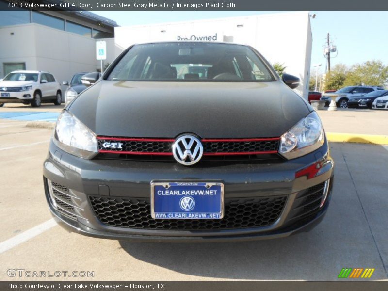 Carbon Steel Gray Metallic / Interlagos Plaid Cloth 2013 Volkswagen GTI 4 Door