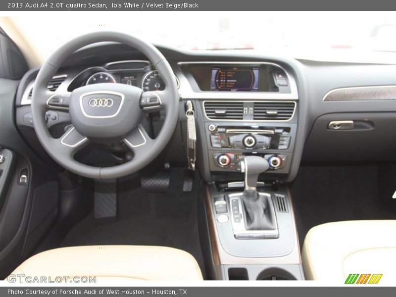 Ibis White / Velvet Beige/Black 2013 Audi A4 2.0T quattro Sedan