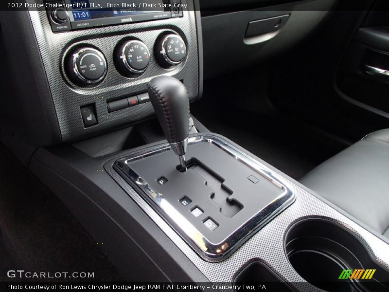 Pitch Black / Dark Slate Gray 2012 Dodge Challenger R/T Plus