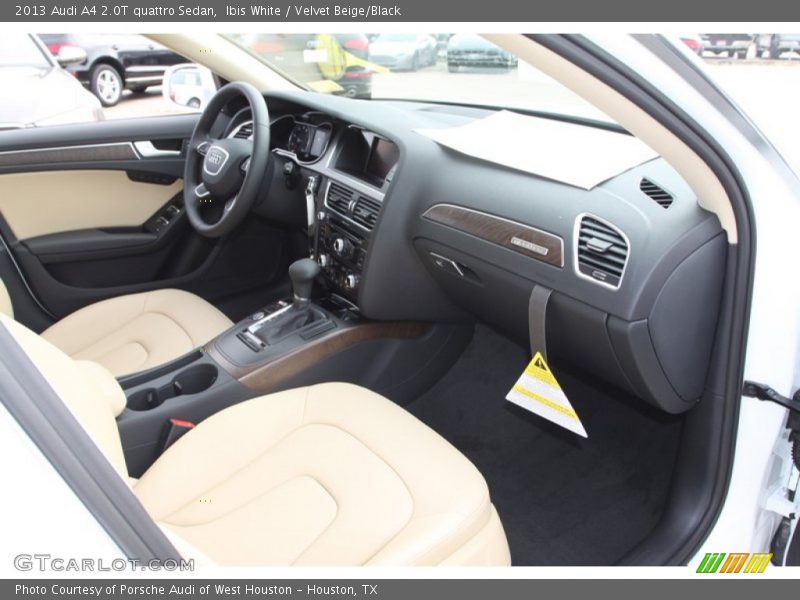 Ibis White / Velvet Beige/Black 2013 Audi A4 2.0T quattro Sedan