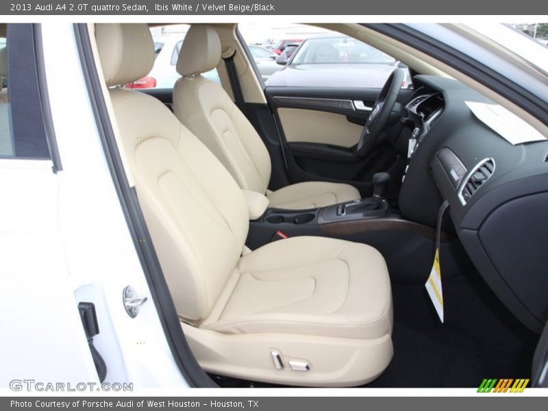 Ibis White / Velvet Beige/Black 2013 Audi A4 2.0T quattro Sedan