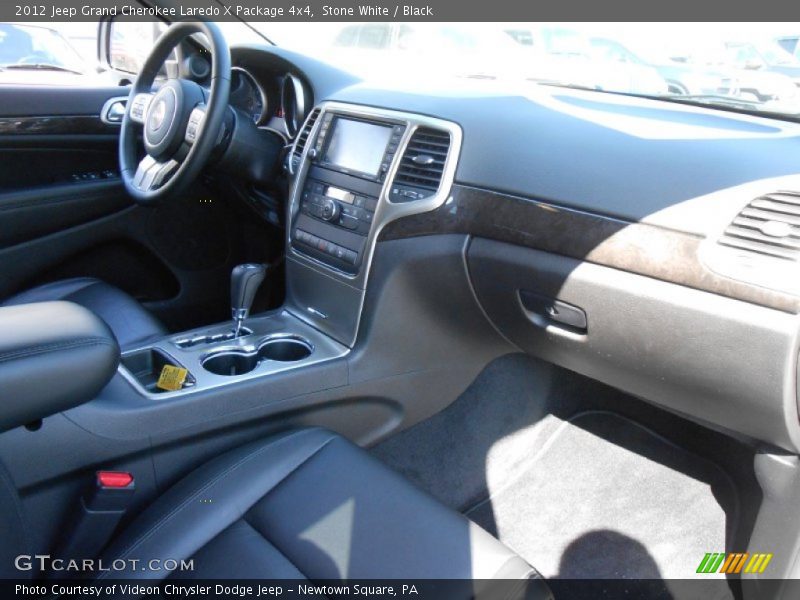 Stone White / Black 2012 Jeep Grand Cherokee Laredo X Package 4x4