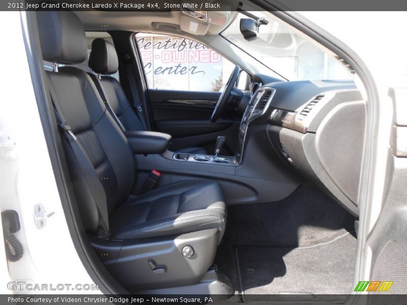 Stone White / Black 2012 Jeep Grand Cherokee Laredo X Package 4x4