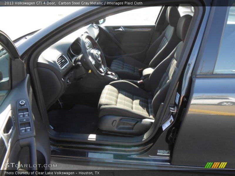 Carbon Steel Gray Metallic / Interlagos Plaid Cloth 2013 Volkswagen GTI 4 Door