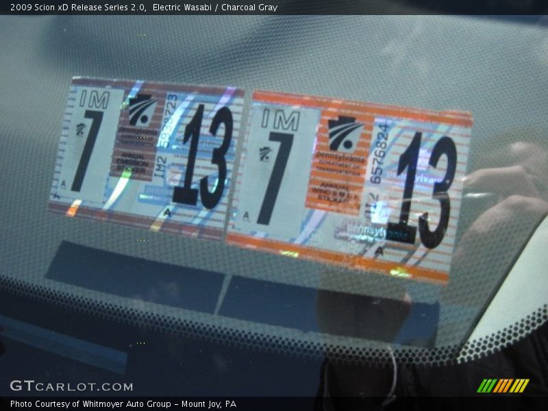 Electric Wasabi / Charcoal Gray 2009 Scion xD Release Series 2.0