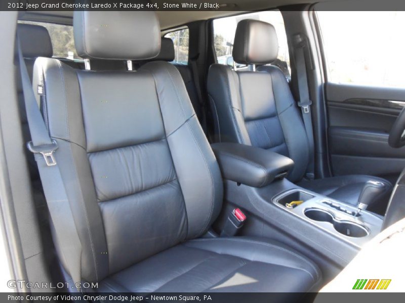 Stone White / Black 2012 Jeep Grand Cherokee Laredo X Package 4x4