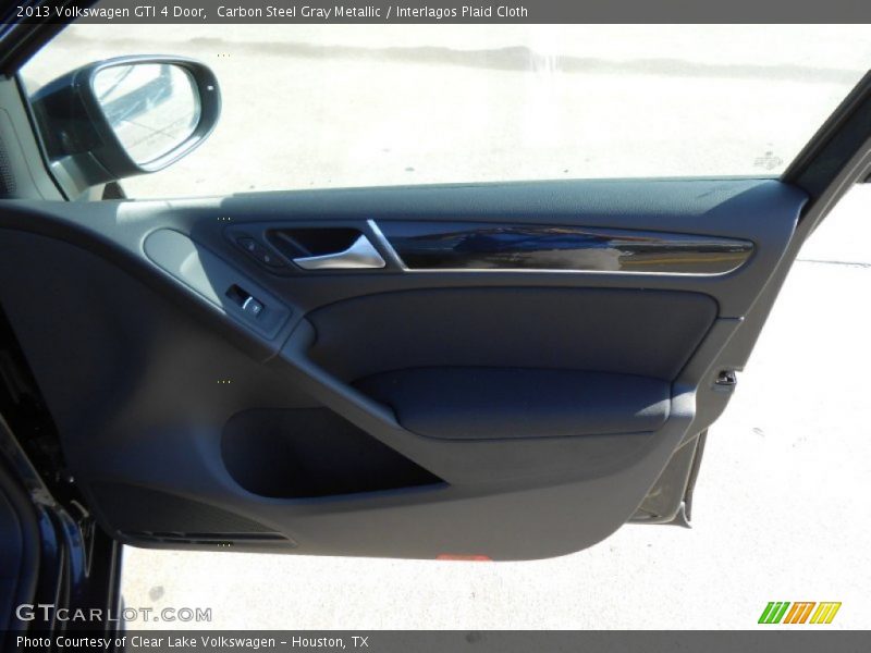 Carbon Steel Gray Metallic / Interlagos Plaid Cloth 2013 Volkswagen GTI 4 Door