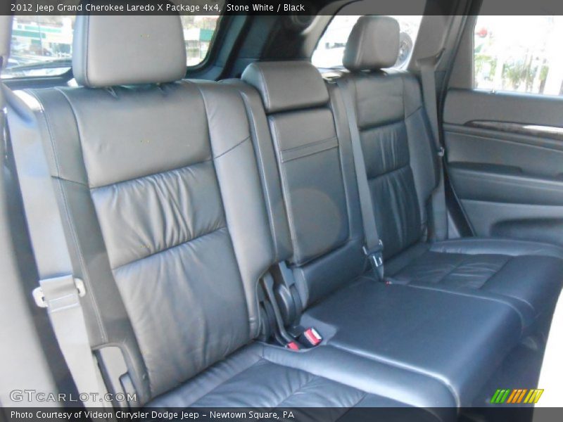 Stone White / Black 2012 Jeep Grand Cherokee Laredo X Package 4x4