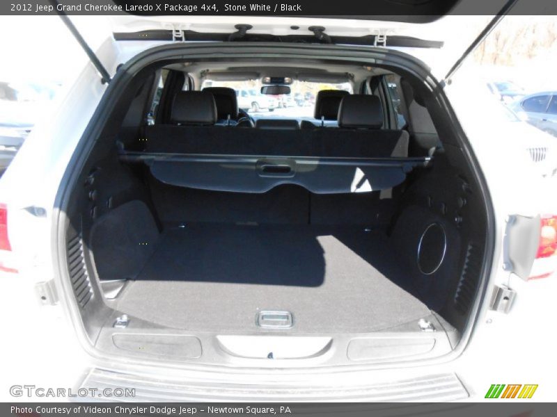 Stone White / Black 2012 Jeep Grand Cherokee Laredo X Package 4x4
