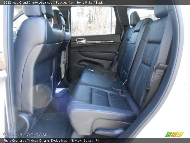 Stone White / Black 2012 Jeep Grand Cherokee Laredo X Package 4x4