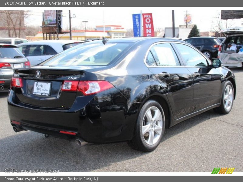 Crystal Black Pearl / Parchment 2010 Acura TSX Sedan