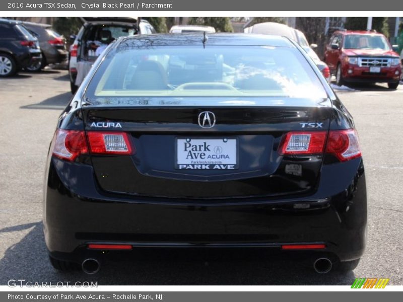 Crystal Black Pearl / Parchment 2010 Acura TSX Sedan