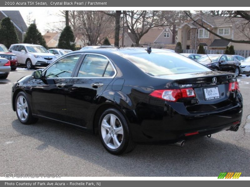 Crystal Black Pearl / Parchment 2010 Acura TSX Sedan