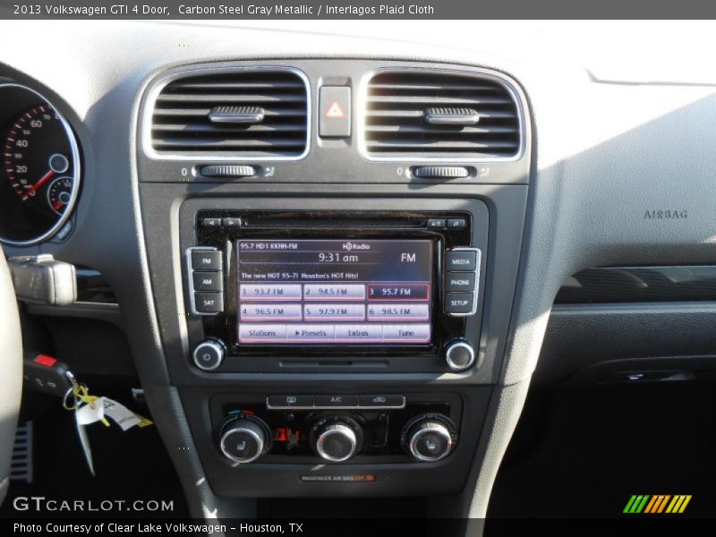Carbon Steel Gray Metallic / Interlagos Plaid Cloth 2013 Volkswagen GTI 4 Door