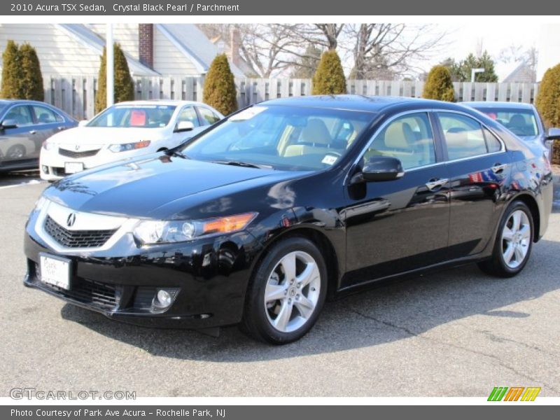 Crystal Black Pearl / Parchment 2010 Acura TSX Sedan