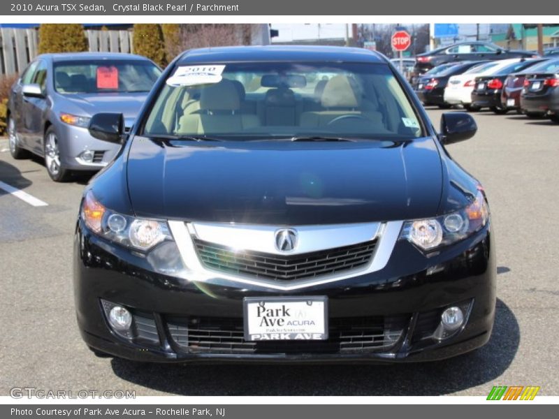 Crystal Black Pearl / Parchment 2010 Acura TSX Sedan