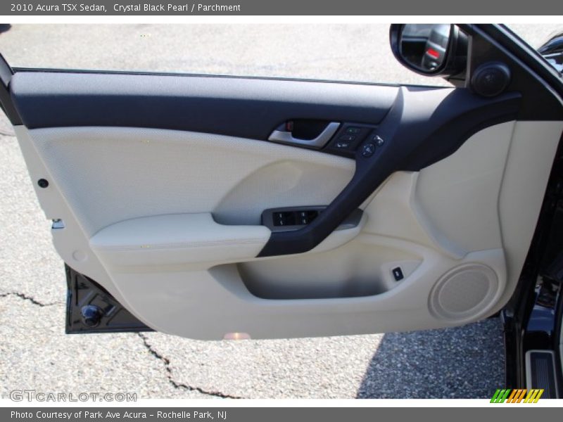 Crystal Black Pearl / Parchment 2010 Acura TSX Sedan