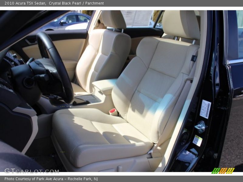 Crystal Black Pearl / Parchment 2010 Acura TSX Sedan