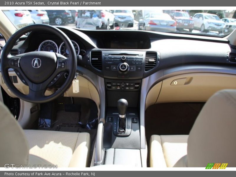 Crystal Black Pearl / Parchment 2010 Acura TSX Sedan