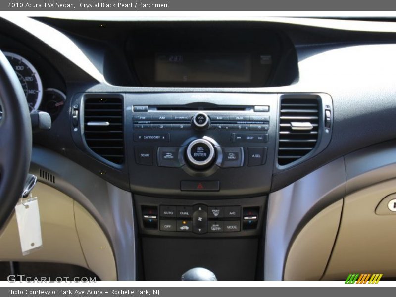 Crystal Black Pearl / Parchment 2010 Acura TSX Sedan