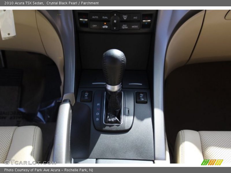 Crystal Black Pearl / Parchment 2010 Acura TSX Sedan