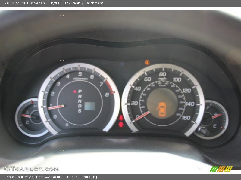 Crystal Black Pearl / Parchment 2010 Acura TSX Sedan