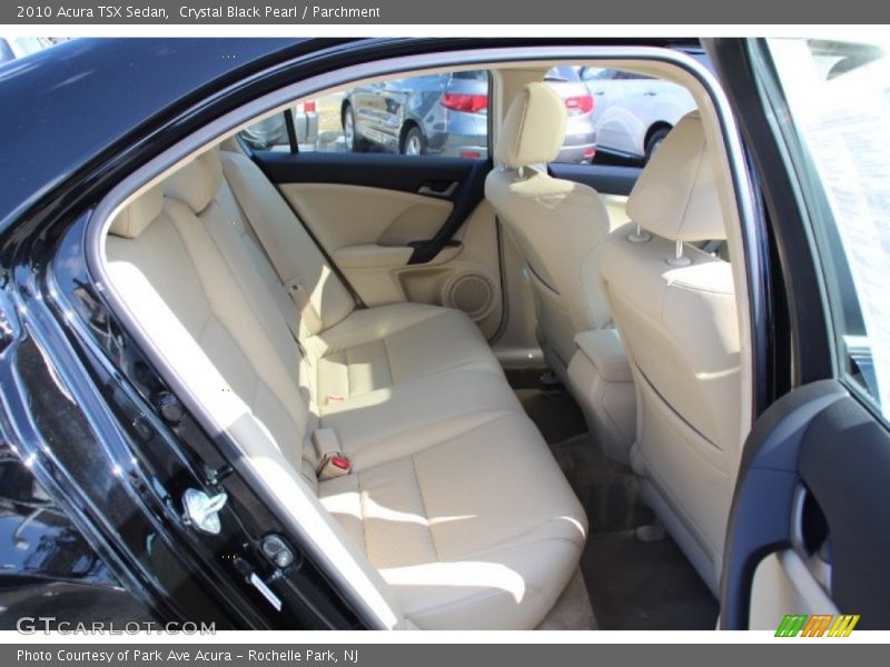 Crystal Black Pearl / Parchment 2010 Acura TSX Sedan