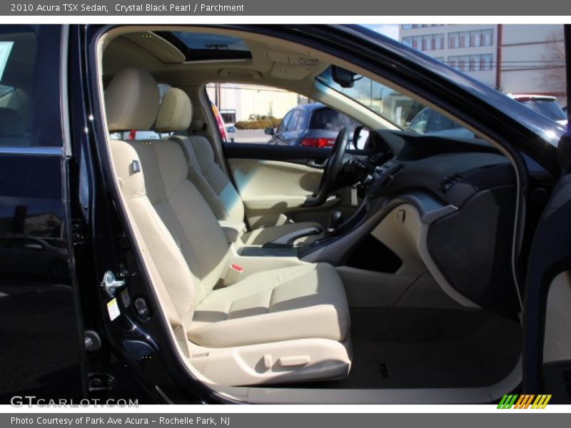 Crystal Black Pearl / Parchment 2010 Acura TSX Sedan