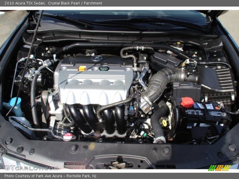 Crystal Black Pearl / Parchment 2010 Acura TSX Sedan