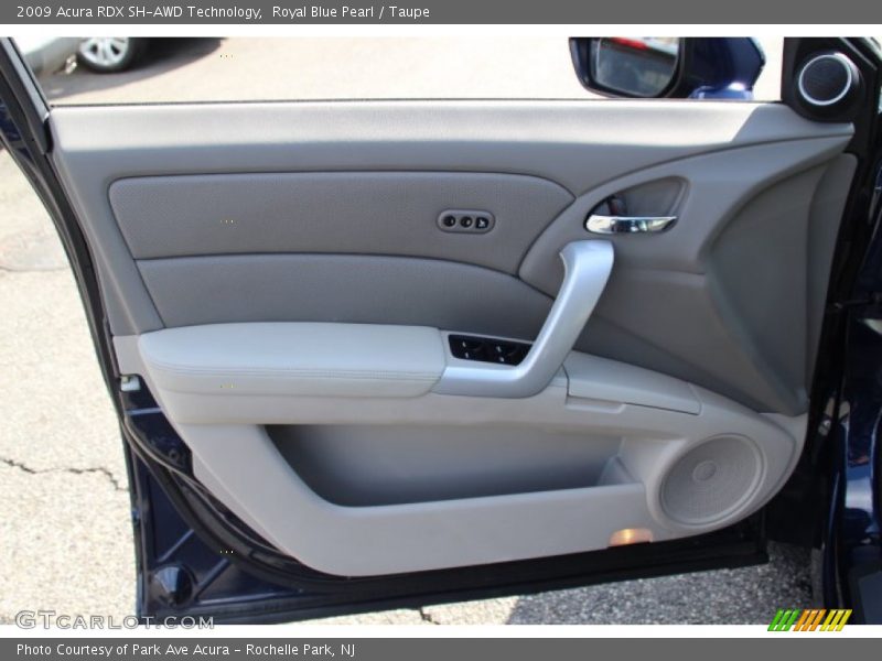 Royal Blue Pearl / Taupe 2009 Acura RDX SH-AWD Technology