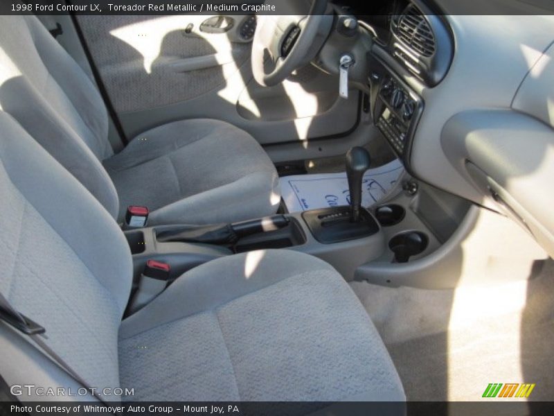 Toreador Red Metallic / Medium Graphite 1998 Ford Contour LX