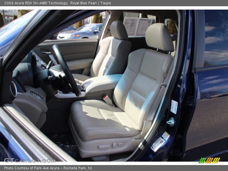 Royal Blue Pearl / Taupe 2009 Acura RDX SH-AWD Technology