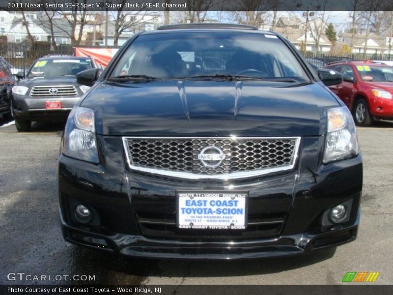Super Black / SE-R Charcoal 2011 Nissan Sentra SE-R Spec V