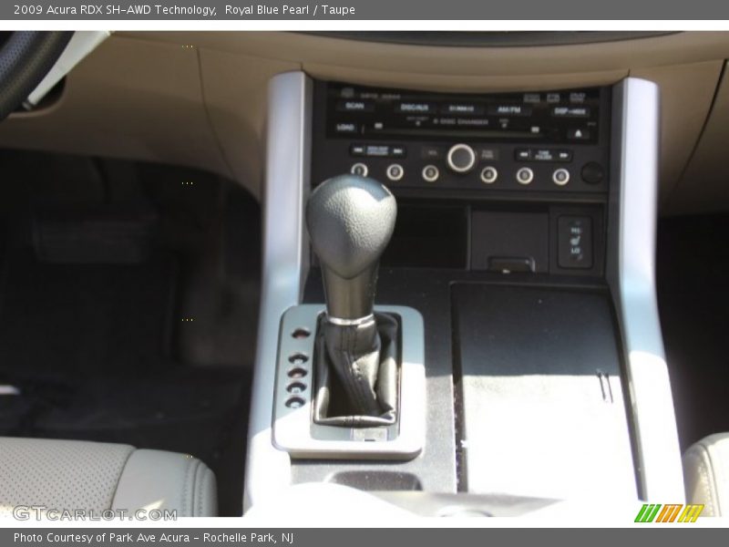Royal Blue Pearl / Taupe 2009 Acura RDX SH-AWD Technology
