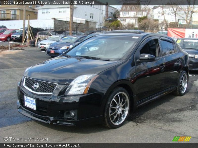 Super Black / SE-R Charcoal 2011 Nissan Sentra SE-R Spec V