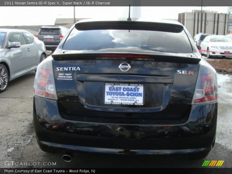 Super Black / SE-R Charcoal 2011 Nissan Sentra SE-R Spec V