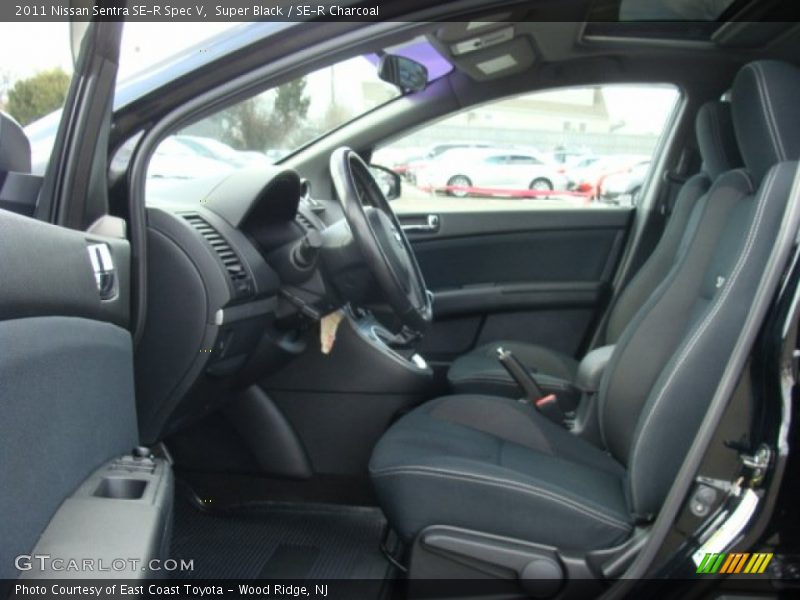 Super Black / SE-R Charcoal 2011 Nissan Sentra SE-R Spec V