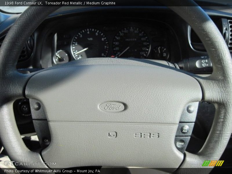 Toreador Red Metallic / Medium Graphite 1998 Ford Contour LX