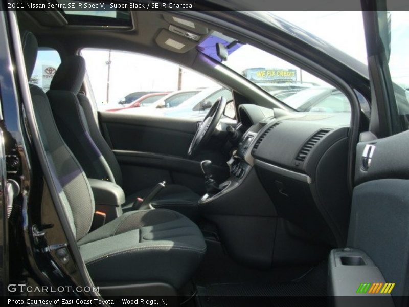 Super Black / SE-R Charcoal 2011 Nissan Sentra SE-R Spec V