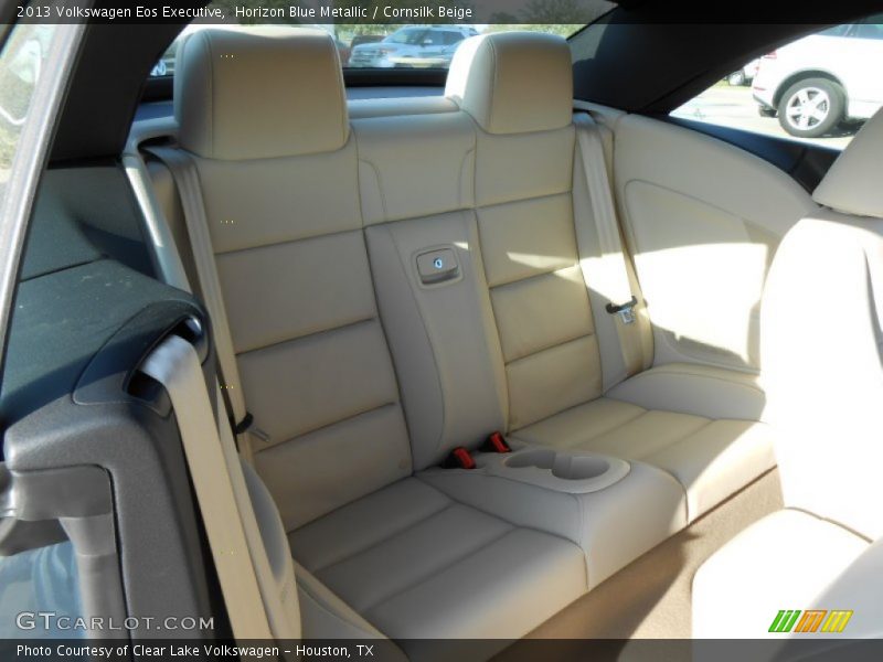 Horizon Blue Metallic / Cornsilk Beige 2013 Volkswagen Eos Executive