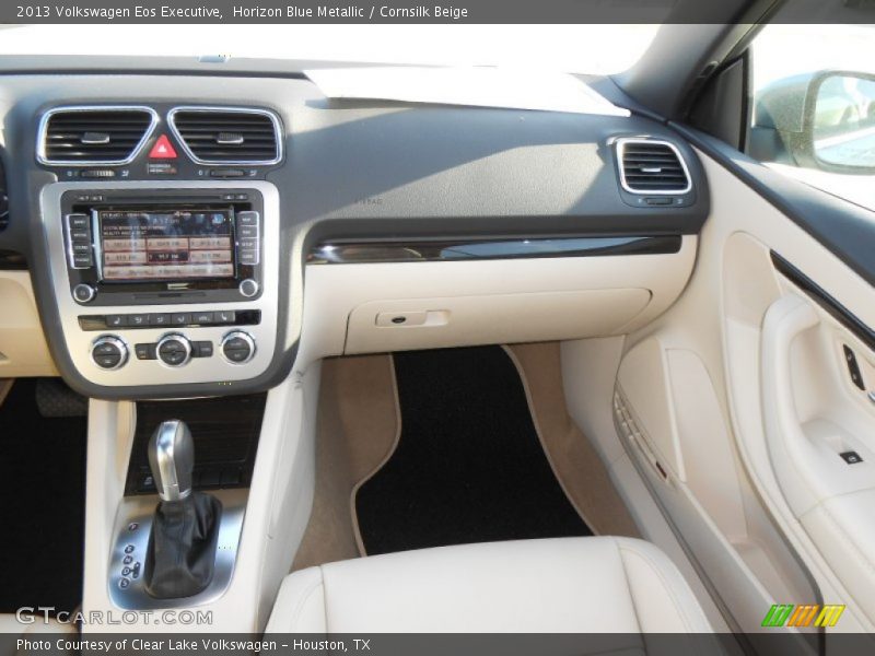 Horizon Blue Metallic / Cornsilk Beige 2013 Volkswagen Eos Executive