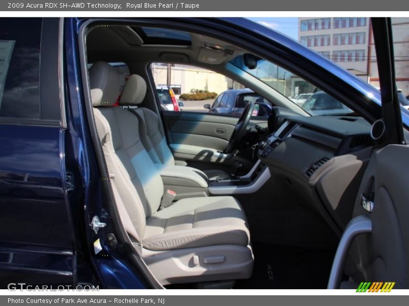 Royal Blue Pearl / Taupe 2009 Acura RDX SH-AWD Technology