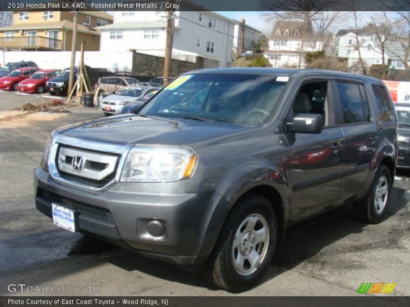 Polished Metal Metallic / Gray 2010 Honda Pilot LX 4WD